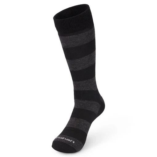 Men'S Alltime Socks Black/Grey Stripe