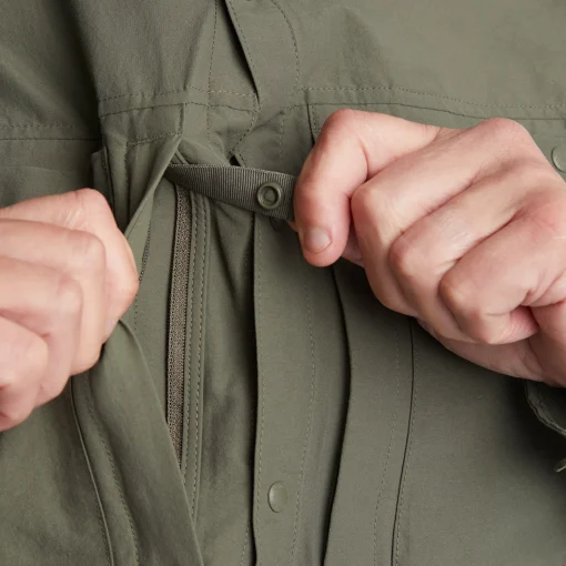 Men'S Frontier Long Sleeve Shirt District Green