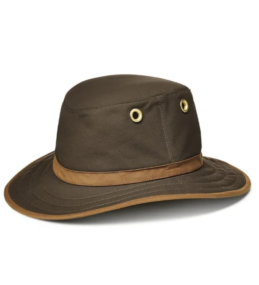 Tilley Twc7 Medium Curved Brim Outback Hat Olive