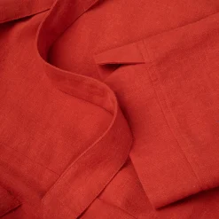 Women'S Brisa Linen Dress Coast Red