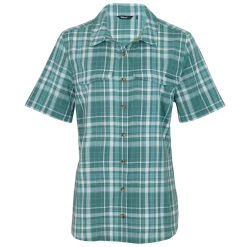 Women'S Pennine Shirt Short Sleeve Venice Green Check