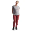 Women'S Stretch Bags Convertible Trousers Auburn Red