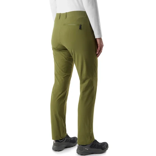 Women'S Stretch Bags Trousers Heath Green