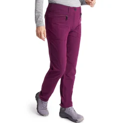 Women'S Stretch Bags Trousers Plum Purple