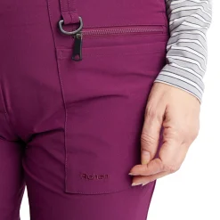 Women'S Stretch Bags Trousers Plum Purple