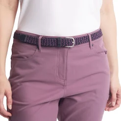Women'S Woven Stretch Belt True Navy/Haze Purple